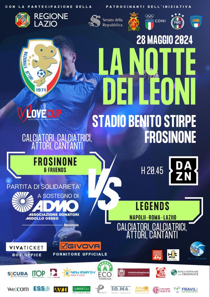 "La Notte dei Leoni" - Sicura Assicurazioni Sponsor Ufficiale